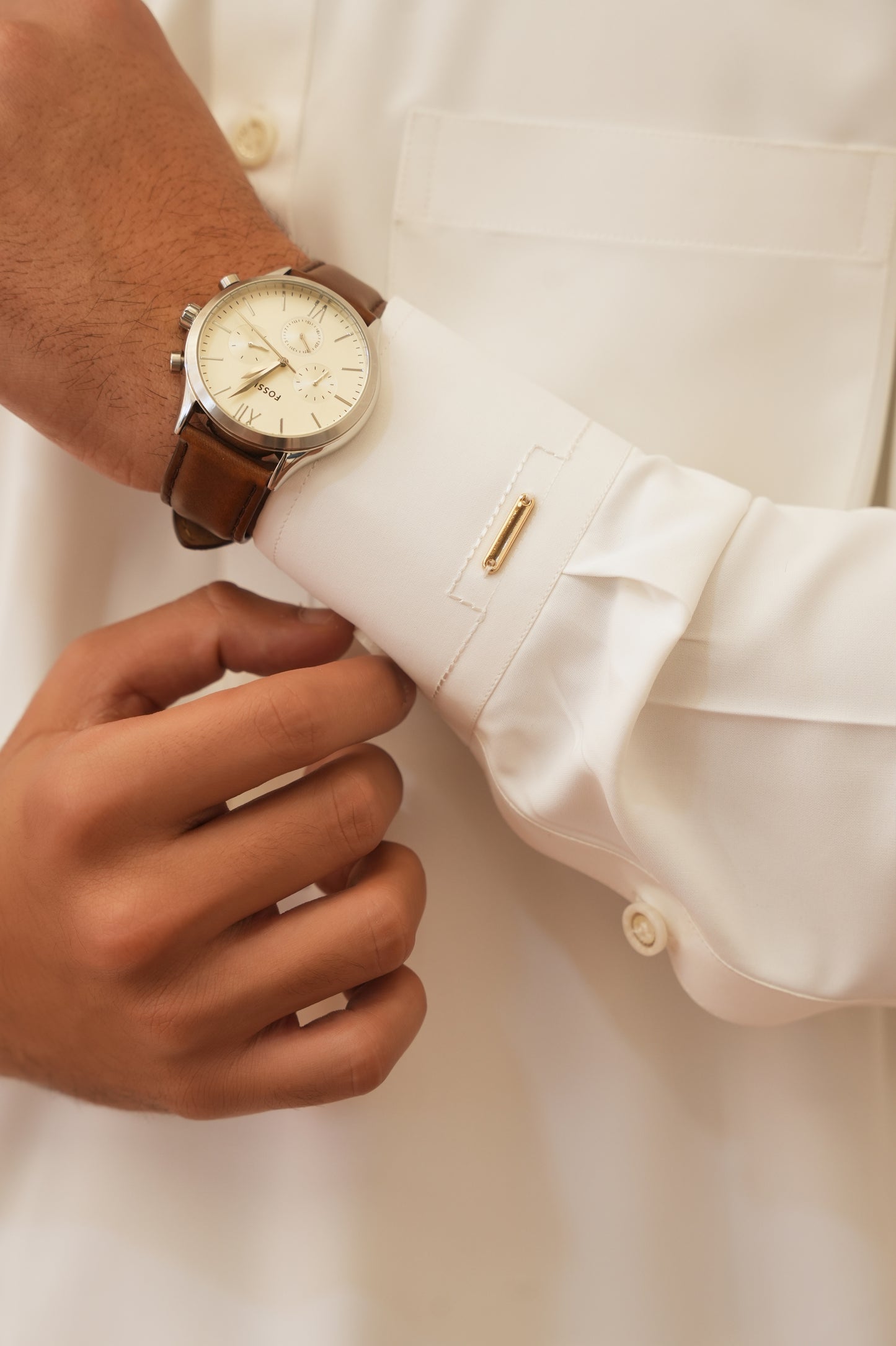 Stark White Stitched Shalwar Kameez