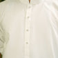 Stark White Stitched Shalwar Kameez (Ban Collar)