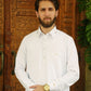 Eggshell White Stitched Shalwar Kameez