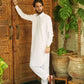 Eggshell White Stitched Shalwar Kameez