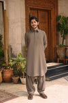 Chestnut Stitched Shalwar Kameez