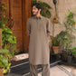 Chestnut Stitched Shalwar Kameez