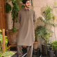 Chestnut Stitched Shalwar Kameez