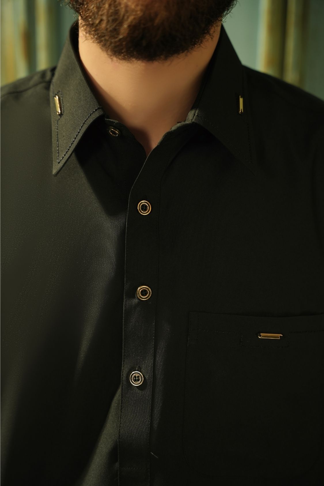 Black Stitched Shalwar Kameez
