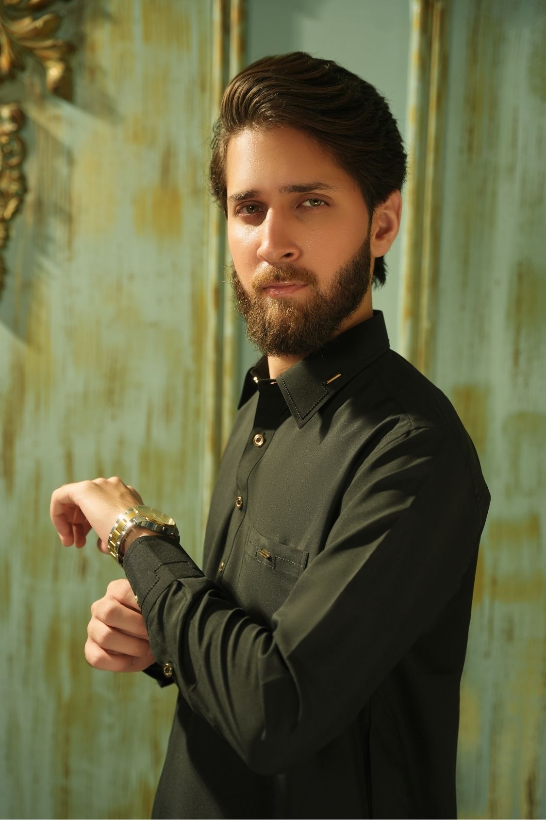 Black Stitched Shalwar Kameez
