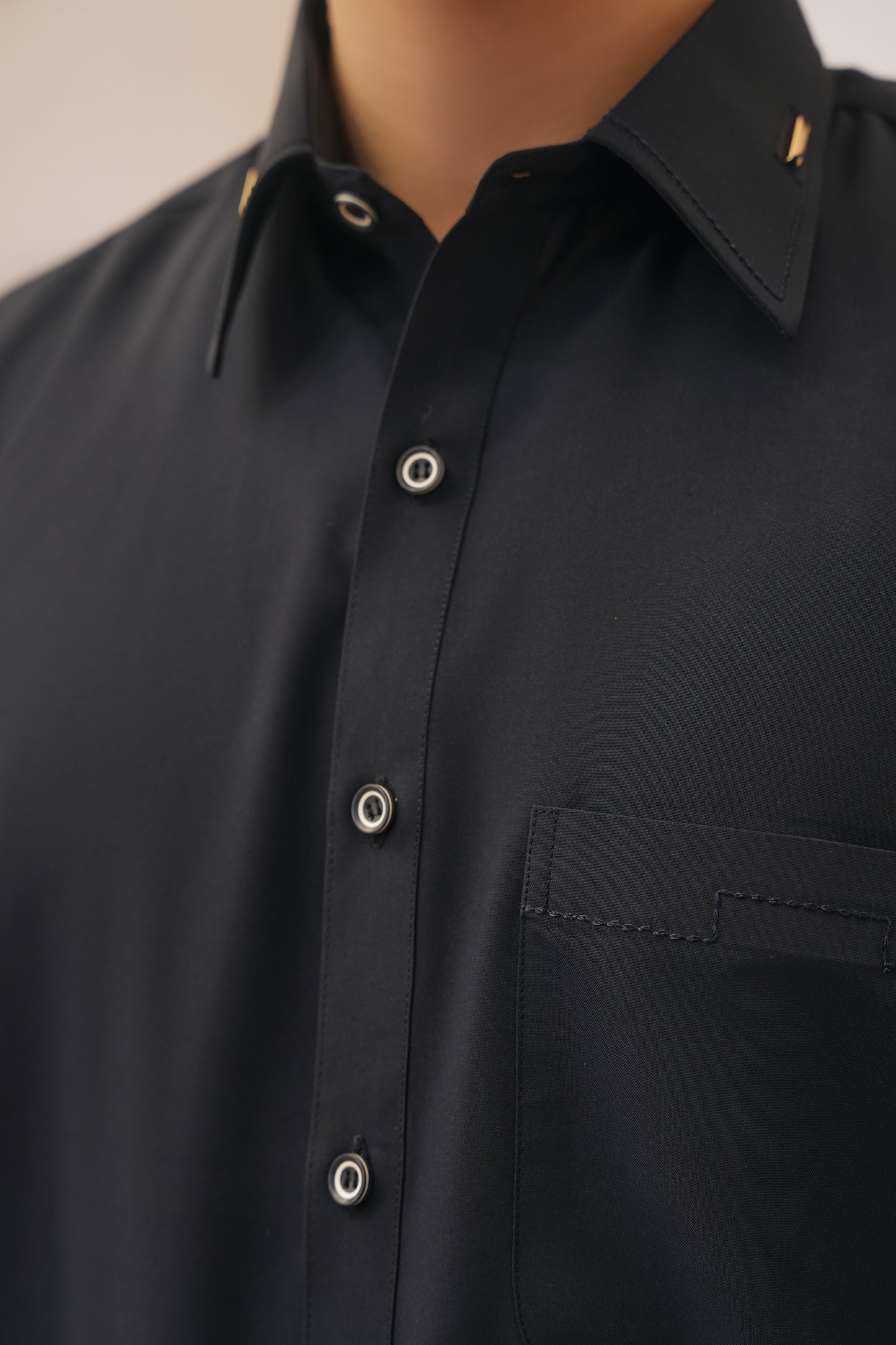 Black Stitched Shalwar Kameez