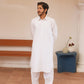 Stark White Stitched Shalwar Kameez