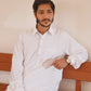 Stark White Stitched Shalwar Kameez
