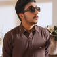 Cognac Stitched Shalwar Kameez