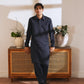 Navy Blue Stitched Shalwar Kameez
