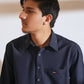 Navy Blue Stitched Shalwar Kameez