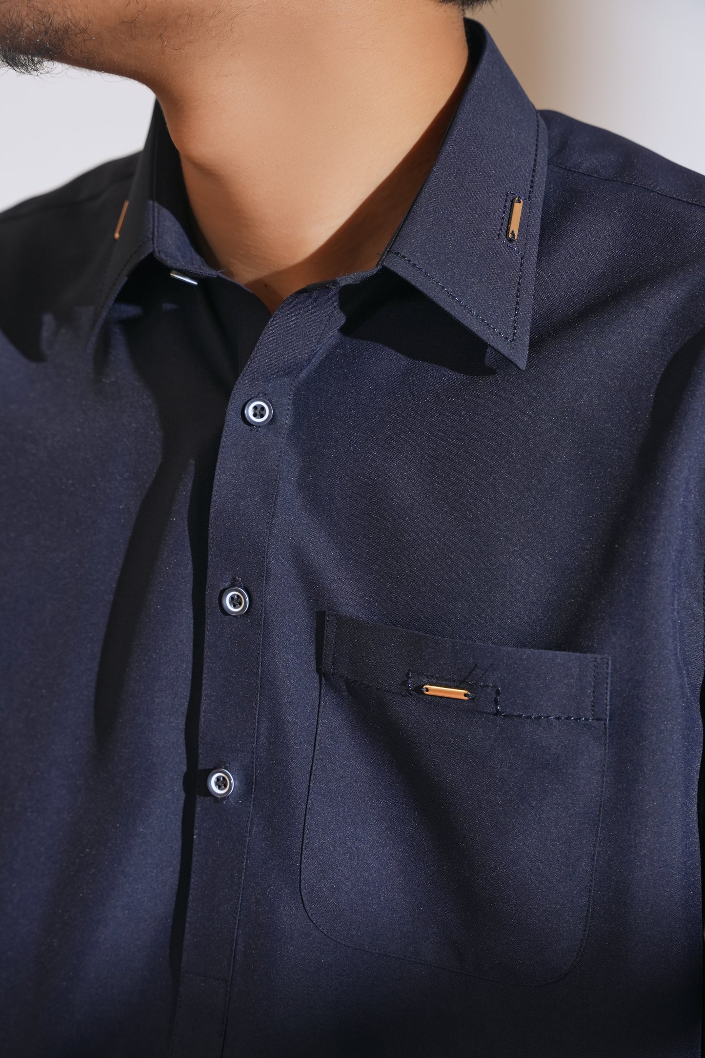 Navy Blue Stitched Shalwar Kameez