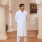 Stark White Stitched Shalwar Kameez