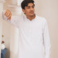 Stark White Stitched Shalwar Kameez
