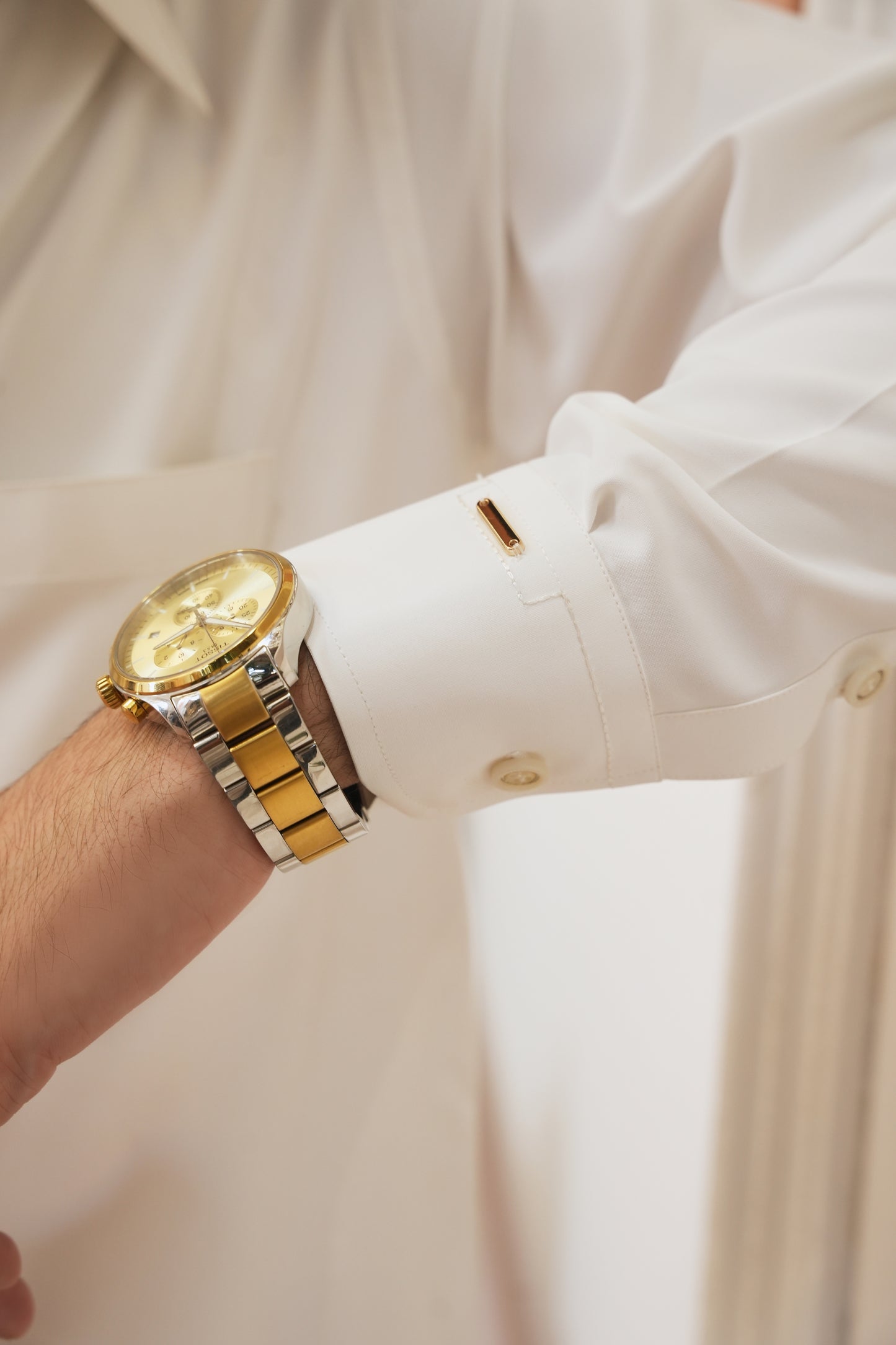 Eggshell White Stitched Shalwar Kameez