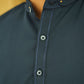 Royal Blue Stitched Shalwar Kameez (Ban Collar)